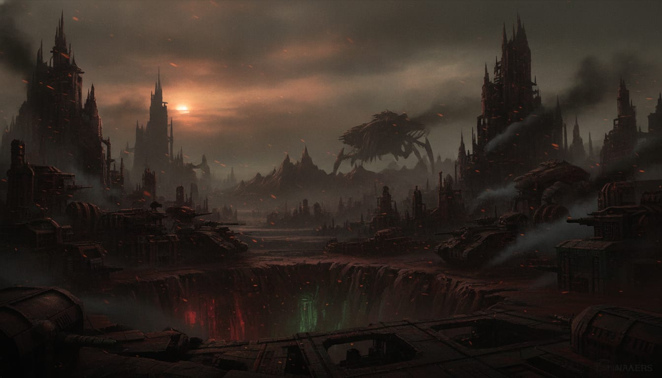 Stygies VIII, Warhammer world art