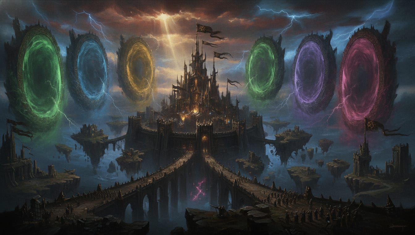 The Eightpoints, the Gateway Realm, Warhammer world art