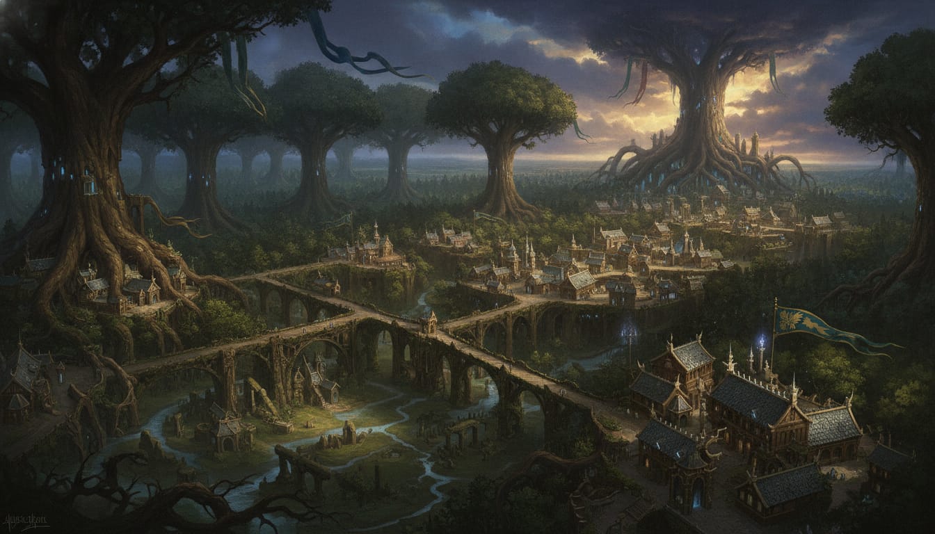The Living City, Warhammer world art