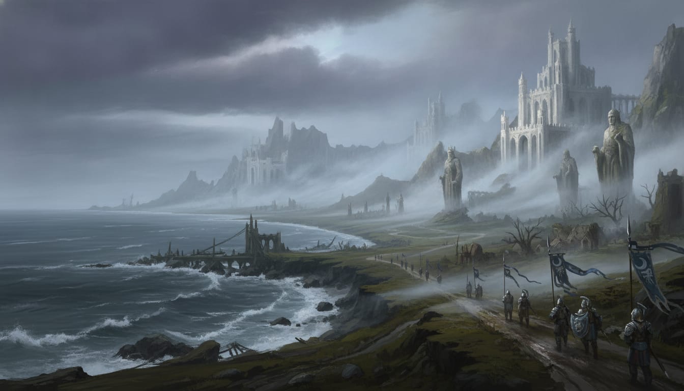 Yvresse, the Misty Isle, Warhammer world art